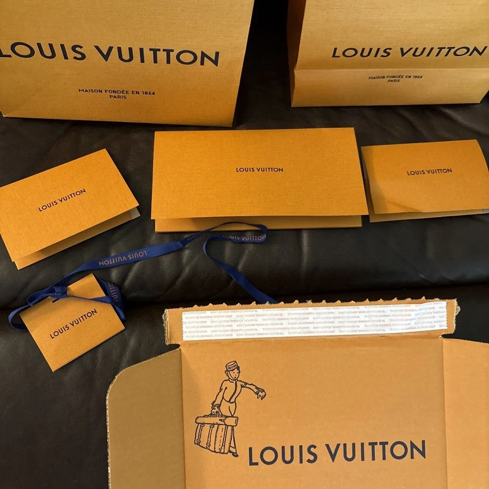 Louis Vuitton Empty Bags And Empty Shipping Box
